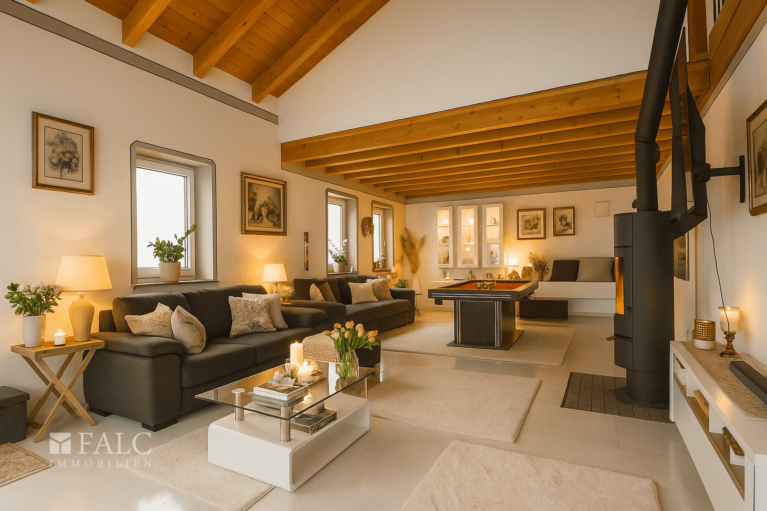 Einrichtungsbeispiel Wohnzimmer