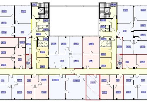 UP-Büro 206.2 Grundriss BP I