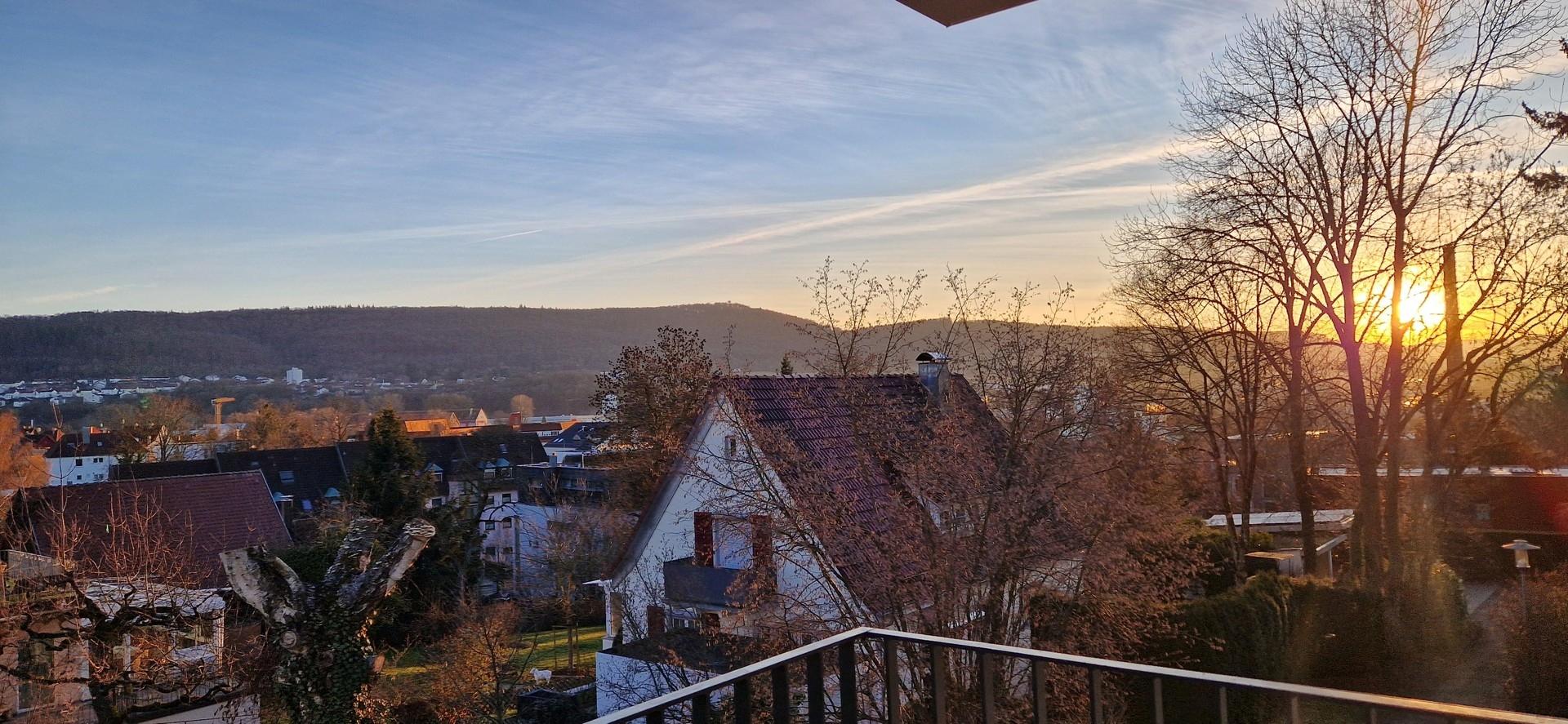 Sonnenuntergang Terasse