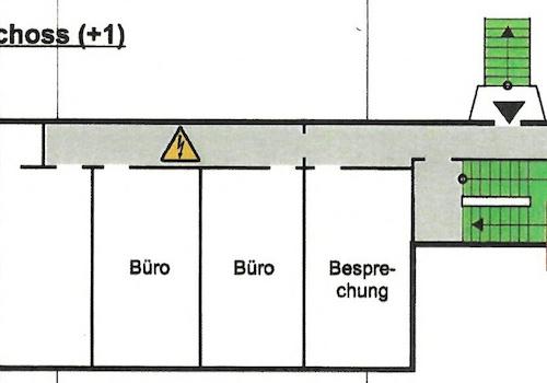 Grundriss obere Etage