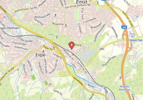 Straßenkarte mikro (immomaps.shop)