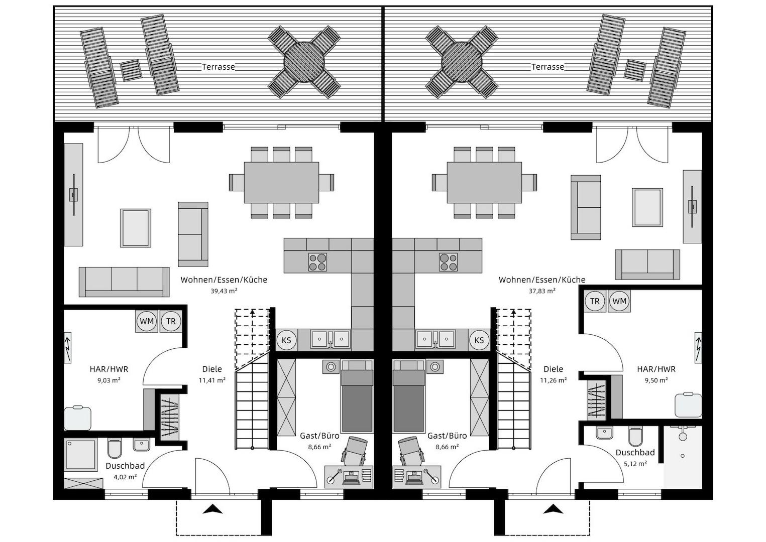 Grundriss Erdgeschoss