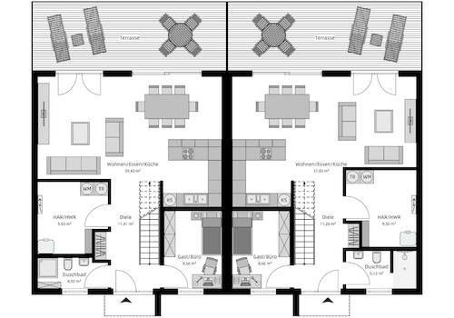 Grundriss Erdgeschoss