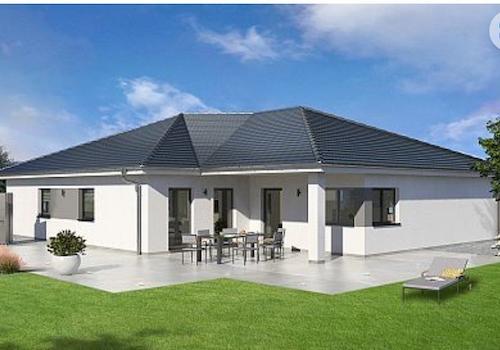 Winkelbungalow / überdachte Terrasse