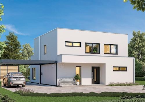 ... mit Carport.....