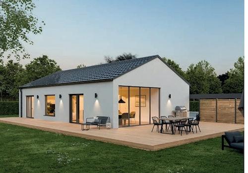 Bungalow mit Satteldach