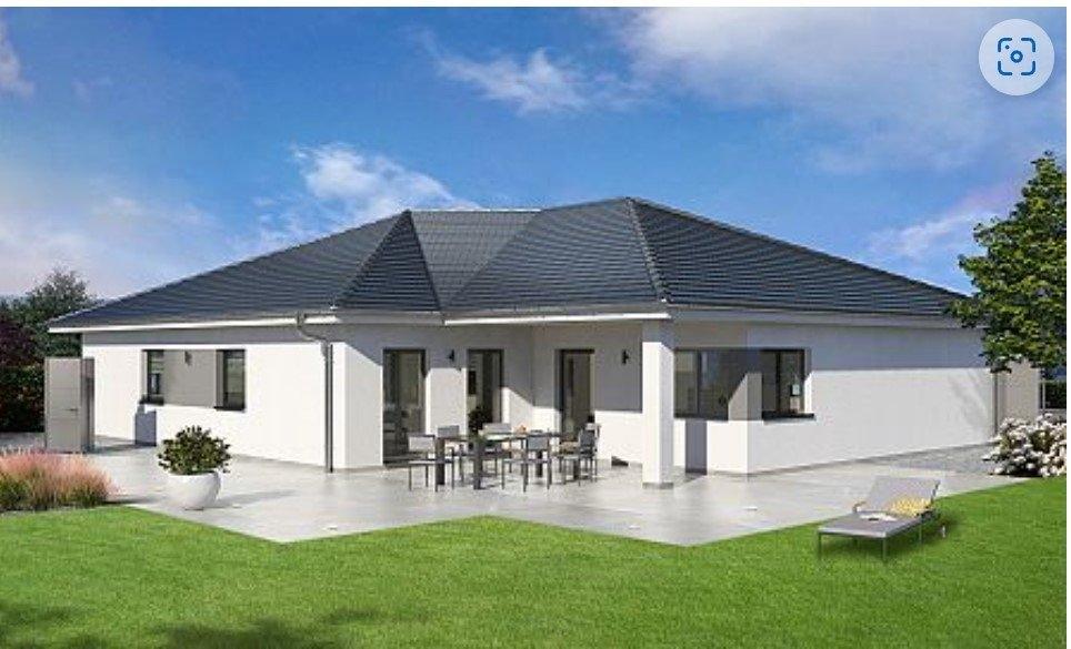 Winkelbungalow / überdachte Terrasse