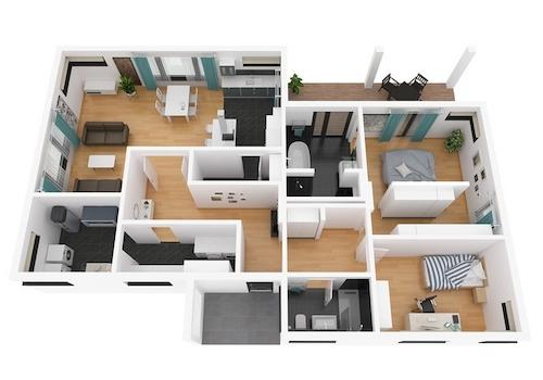 Bungalow Inspiration Günzburg Grundriss