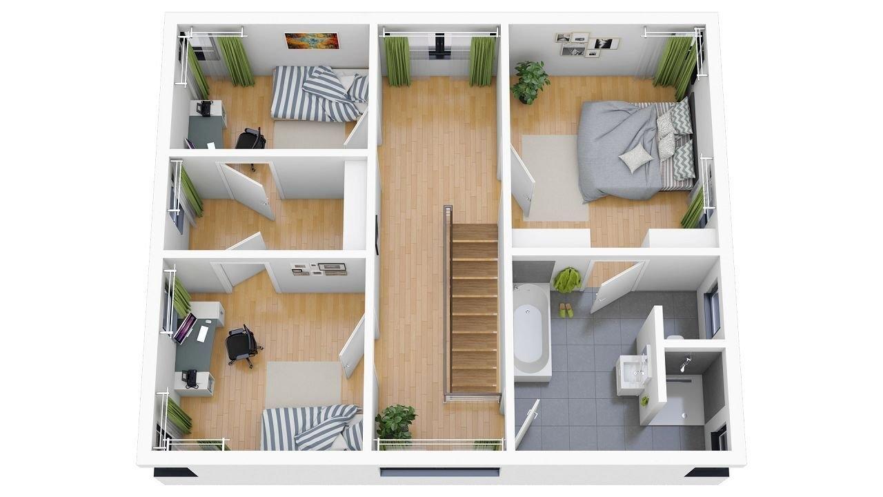 8stadtvilla-mit-flachdach-ueberdachtem-eingang-und-garage-grundriss-og-TH-SV-FD-