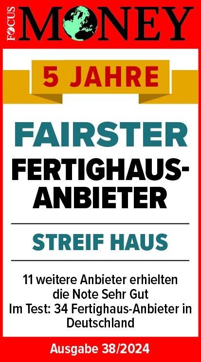 Siegel Fertighaus Streif Haus Jubila╠êum