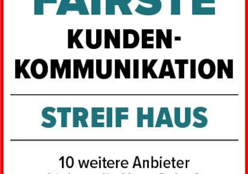 Siegel Fertighaus Streif Haus Kundenkommunikation-Sehr Gut