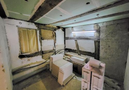 Bad in Vorbereitung OG2