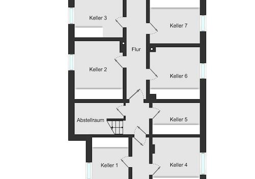 Grundriss Kellergeschoss 