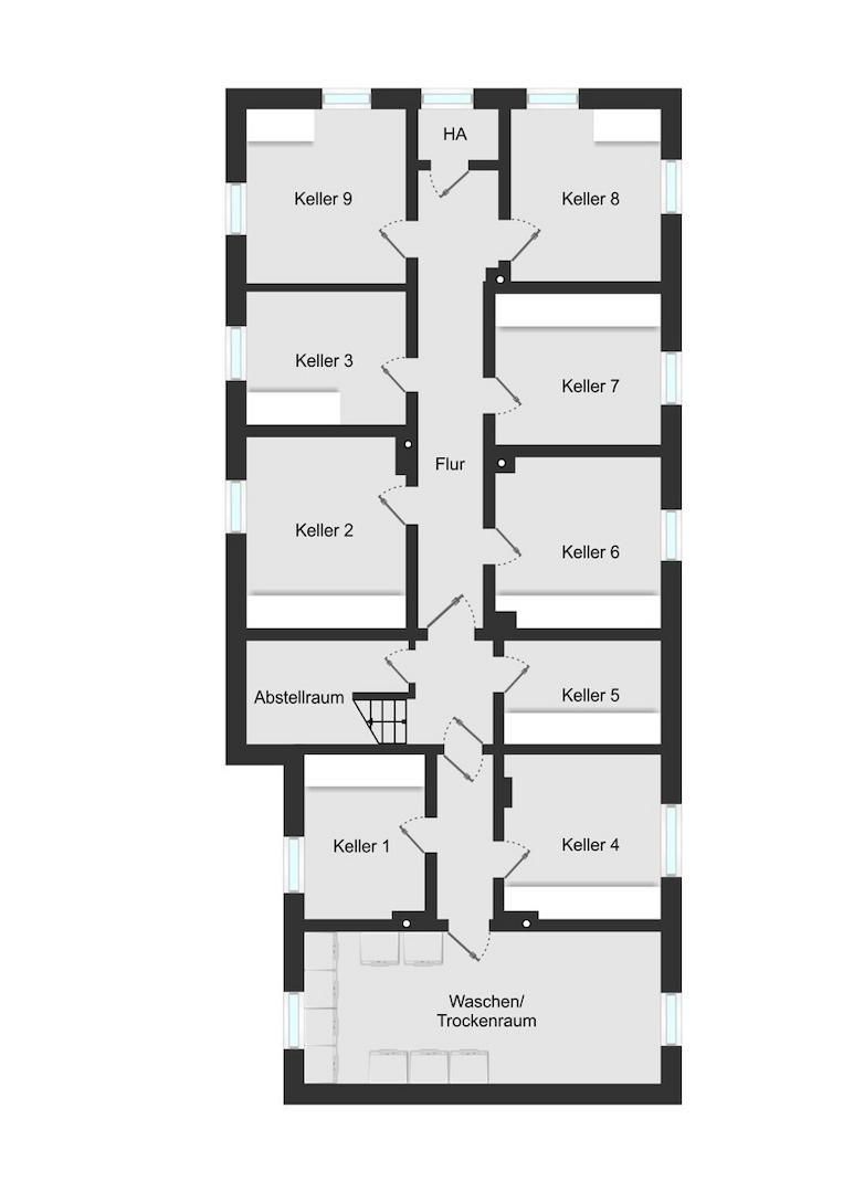 Grundriss Kellergeschoss 
