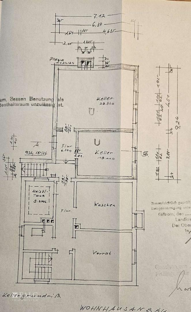 Grundriss Kellergeschoss