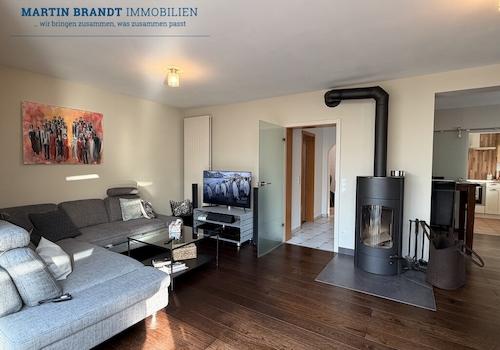 Wohnzimmer mit Kaminofen (zugelassen)