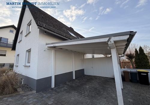 Carport am Haus