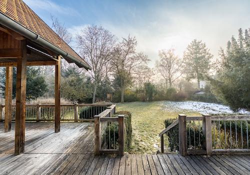 Blick von der Terrasse nach Süden