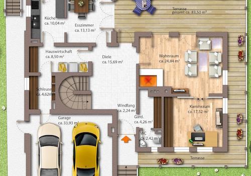 Grundriss Erdgeschoss