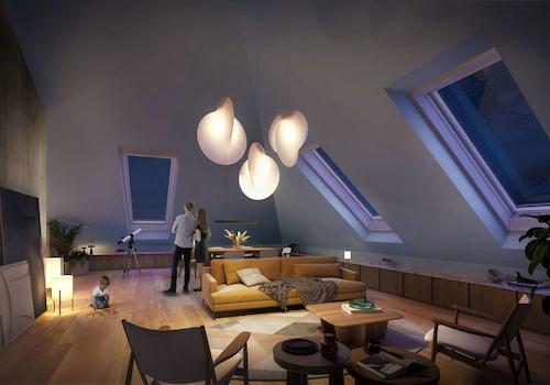 Wohnzimmer Dachgeschoß