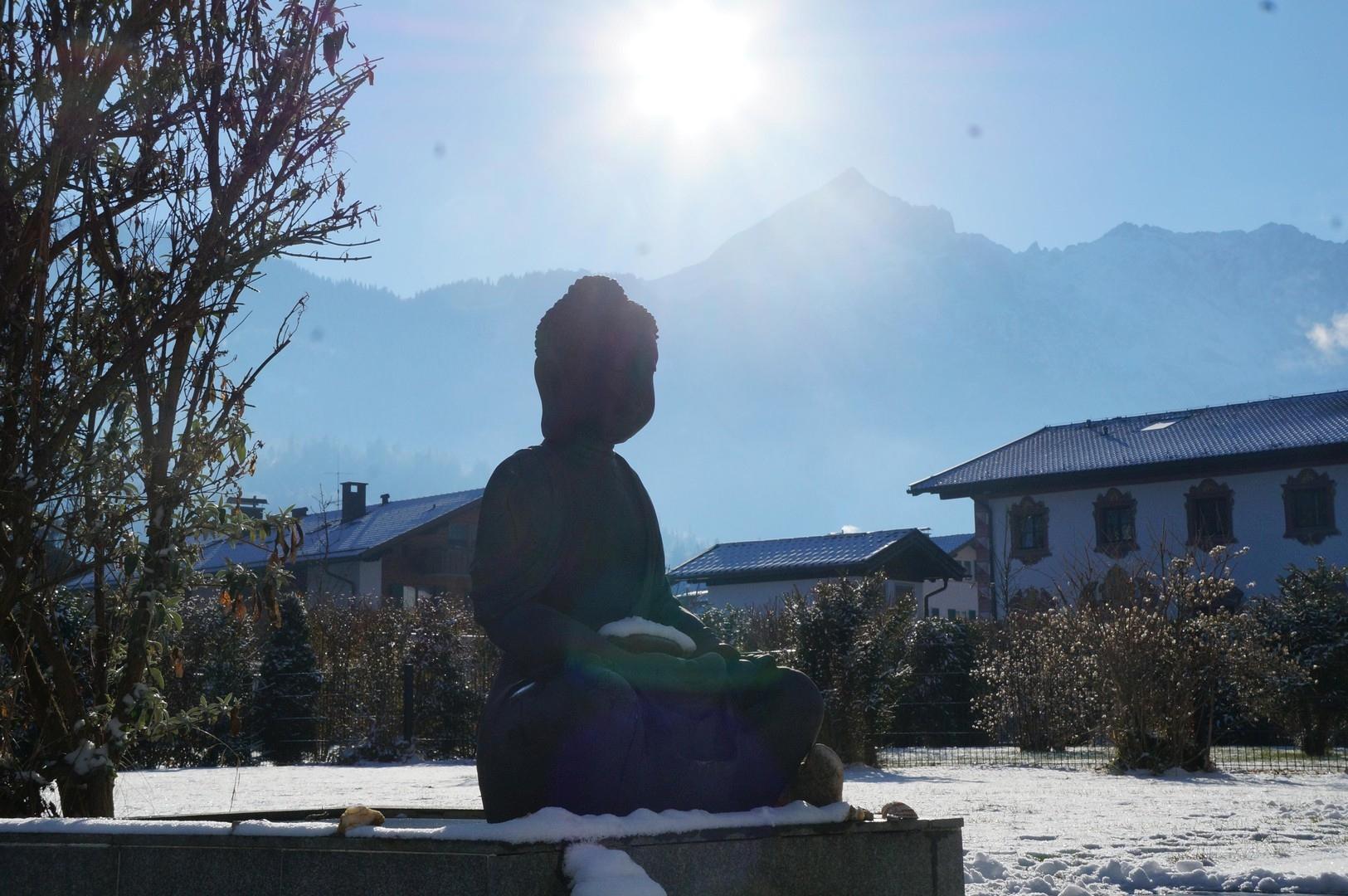 Im Garten zur Ruhe kommen