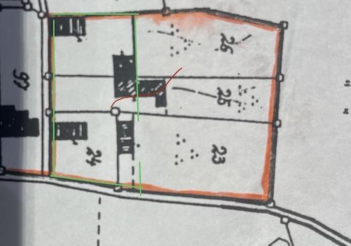 Karte Flurstücke 23-26