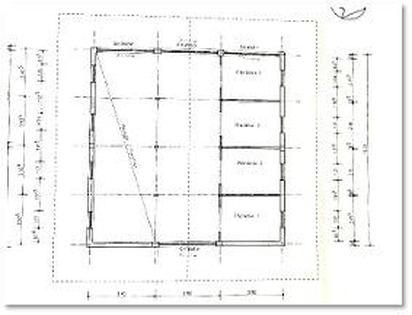 Grundriss Stallgebäude