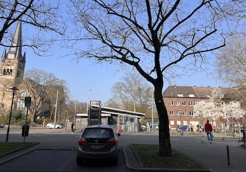 Schöner Ausblick auf den Moritzplatz