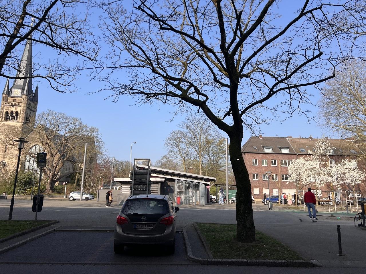 Schöner Ausblick auf den Moritzplatz