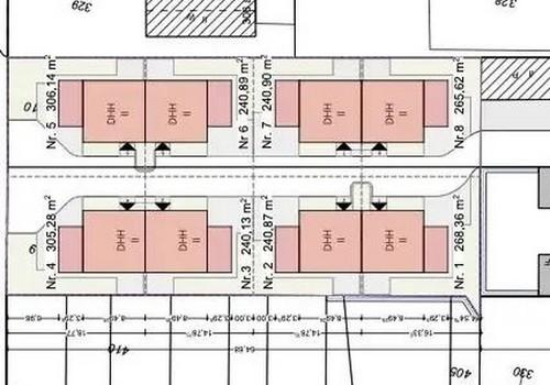 Beispiel Plan für Häuser