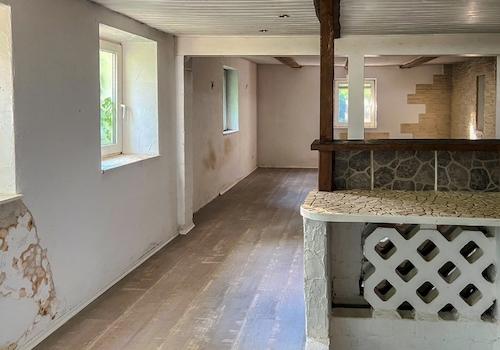 Blick von Kochen zu Wohnen