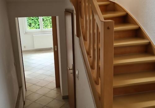 Blick vom Vorraum zum Anbau