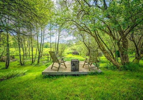 Sonnenterrasse im Grünen