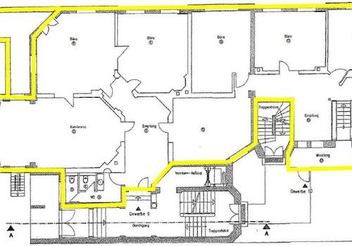 Grundriss Hochparterre