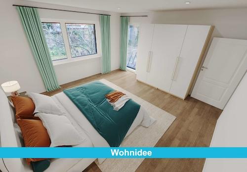Schlafzimmer-Wohnidee