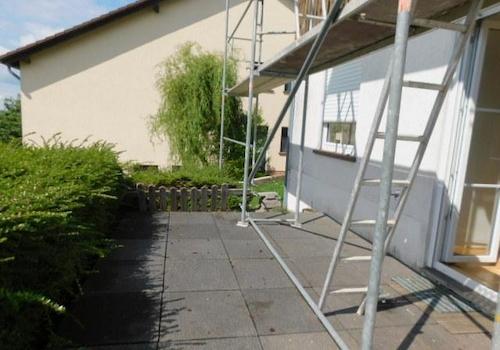 ELW9 Terrasse v.d. Wohnzimmer