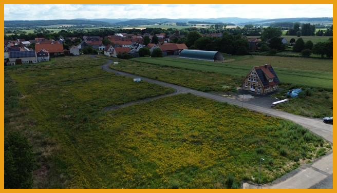 Luftansicht Baugebiet