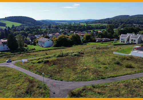 Blick über das Baugebiet