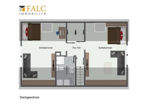 Grundriss OG möbliert