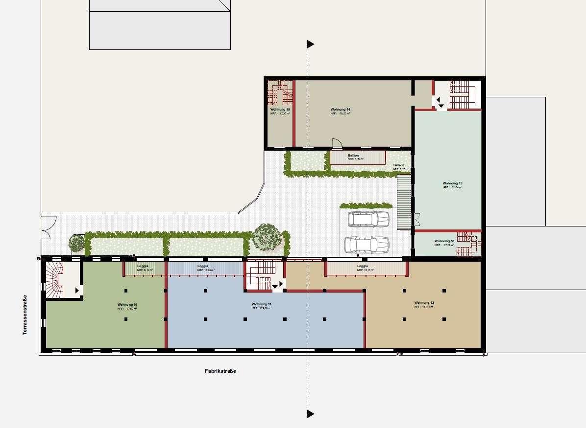 Planung 2 Obergeschoss