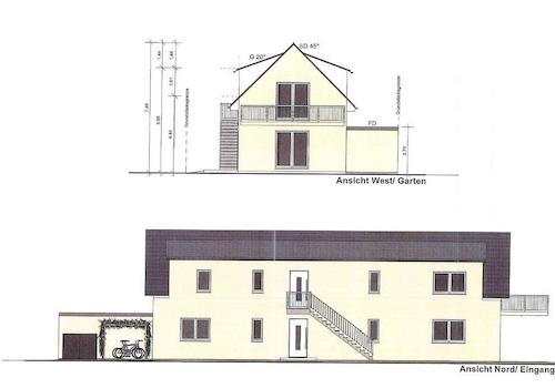 Seitenansicht Nord, West