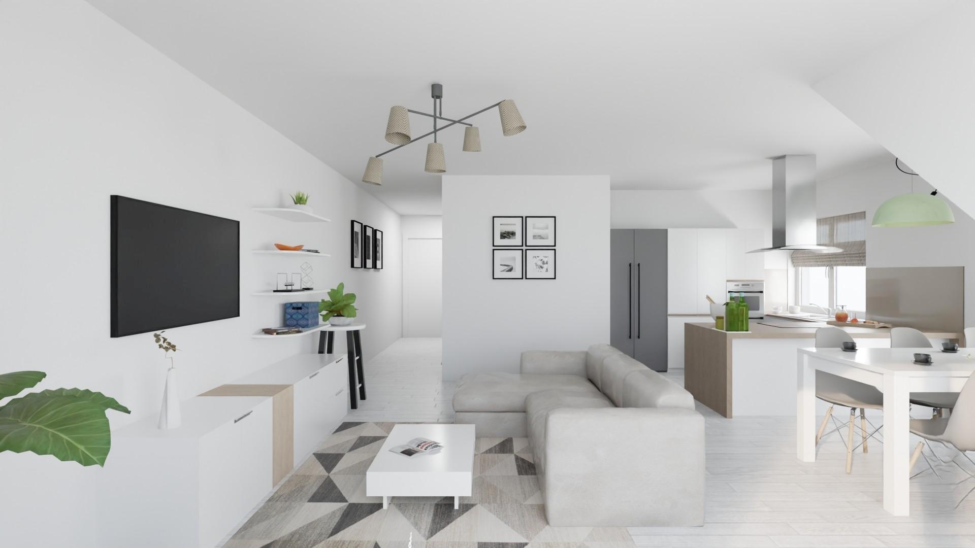 Visualisierung 1. DG Wohnen