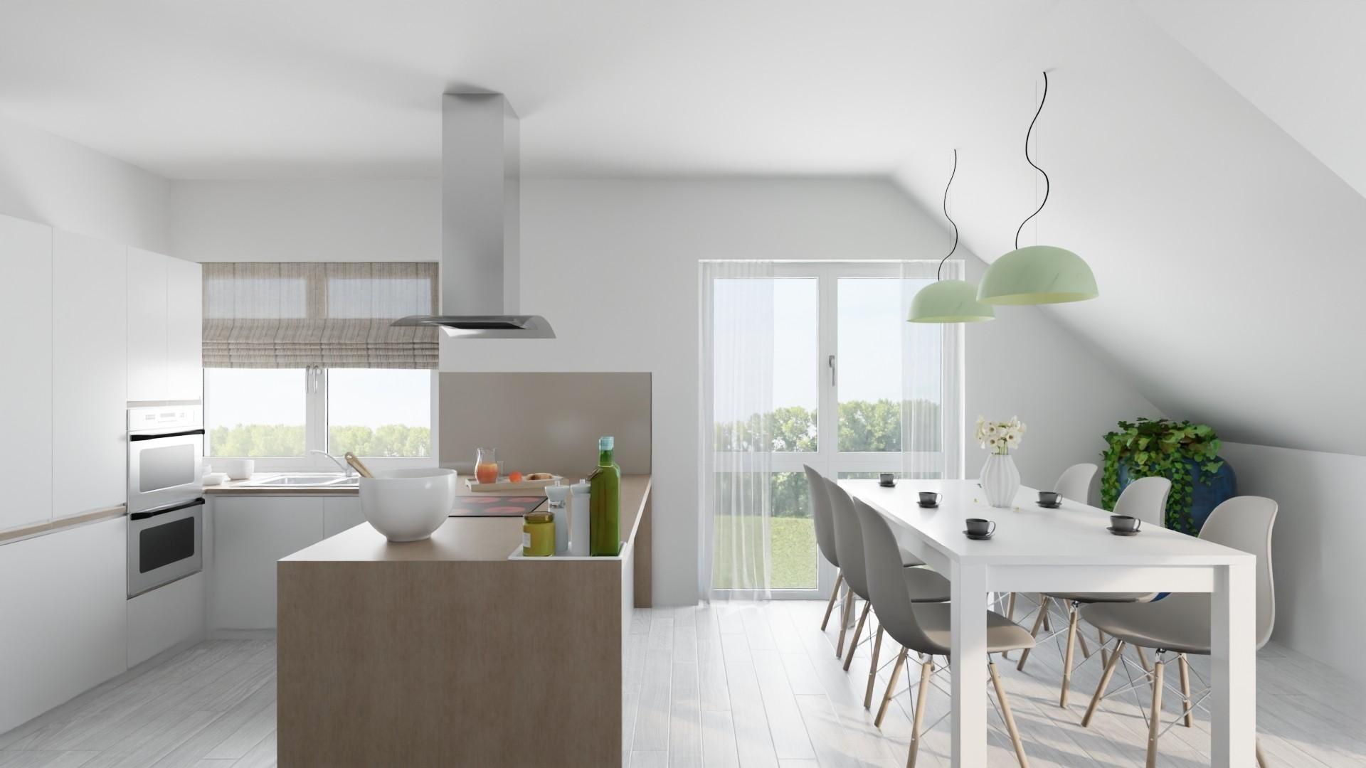 Visualisierung 1. DG Wohnen