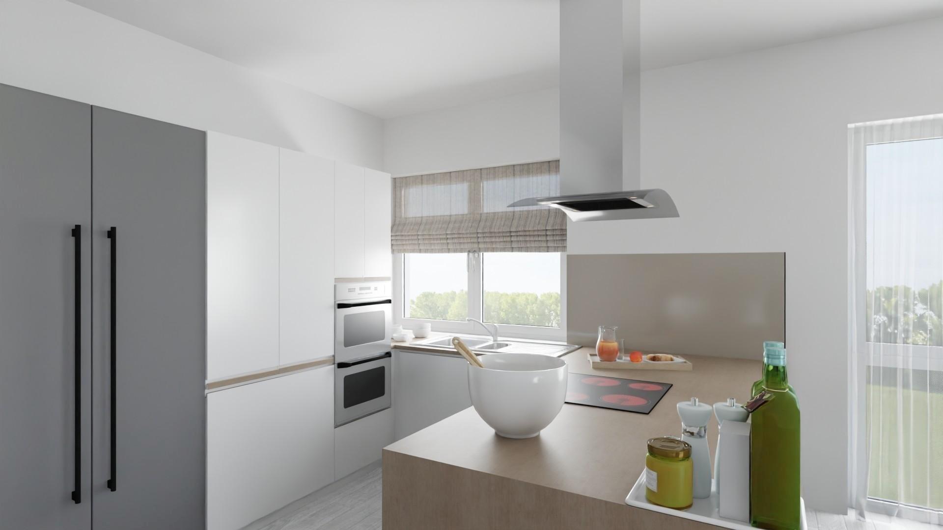 Visualisierung 1. DG Küche