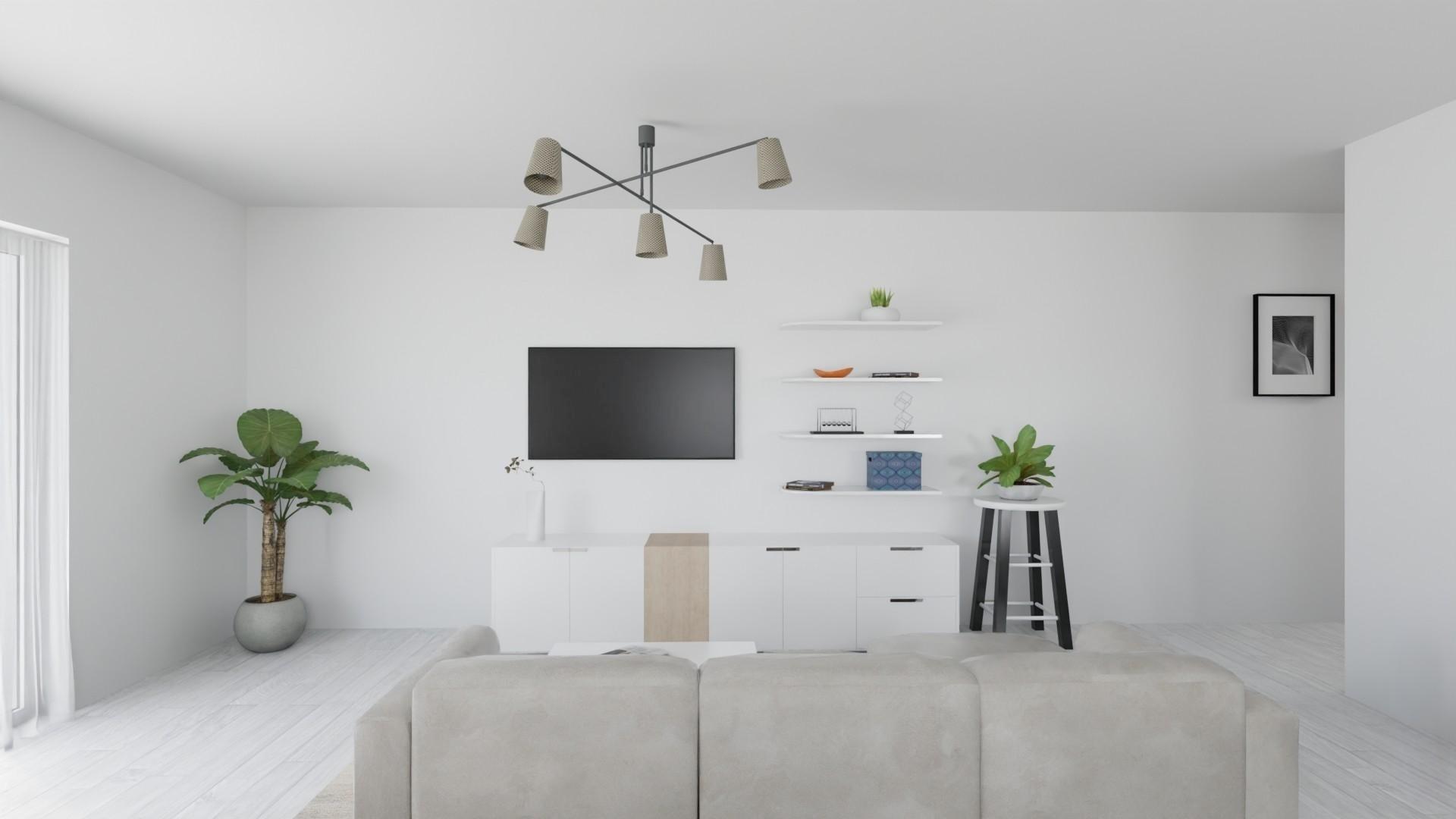 Visualisierung 1. DG Wohnen