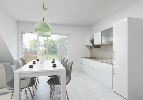 Visualisierung 1. DG Küche