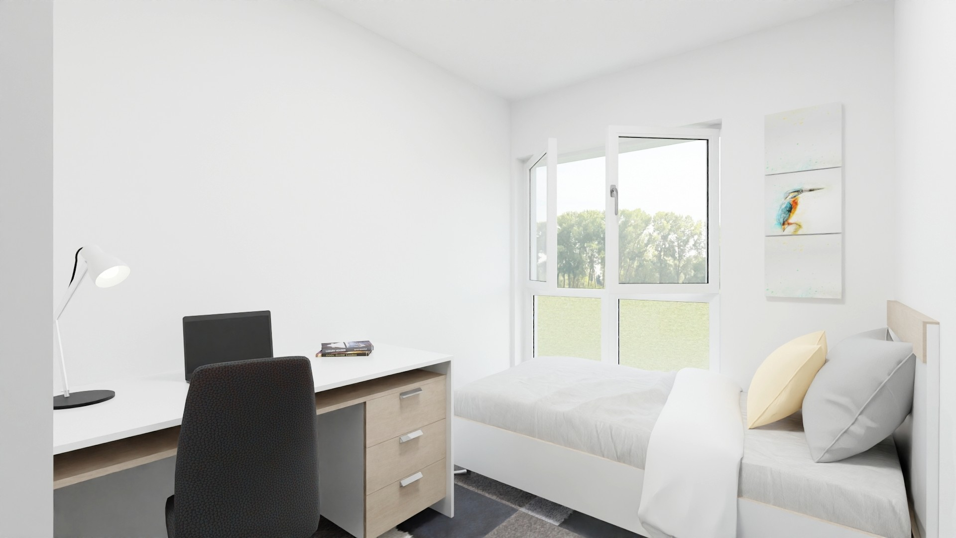 Visualisierung 1. DG Zimmer