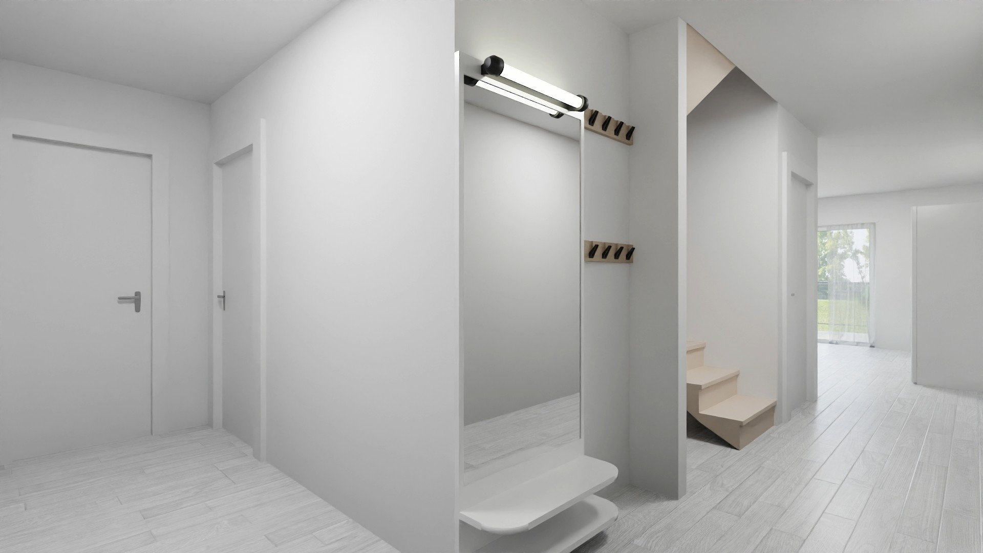 Visualisierung 1. DG Flur