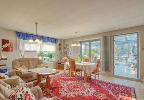 Wohnzimmer und Wintergarten