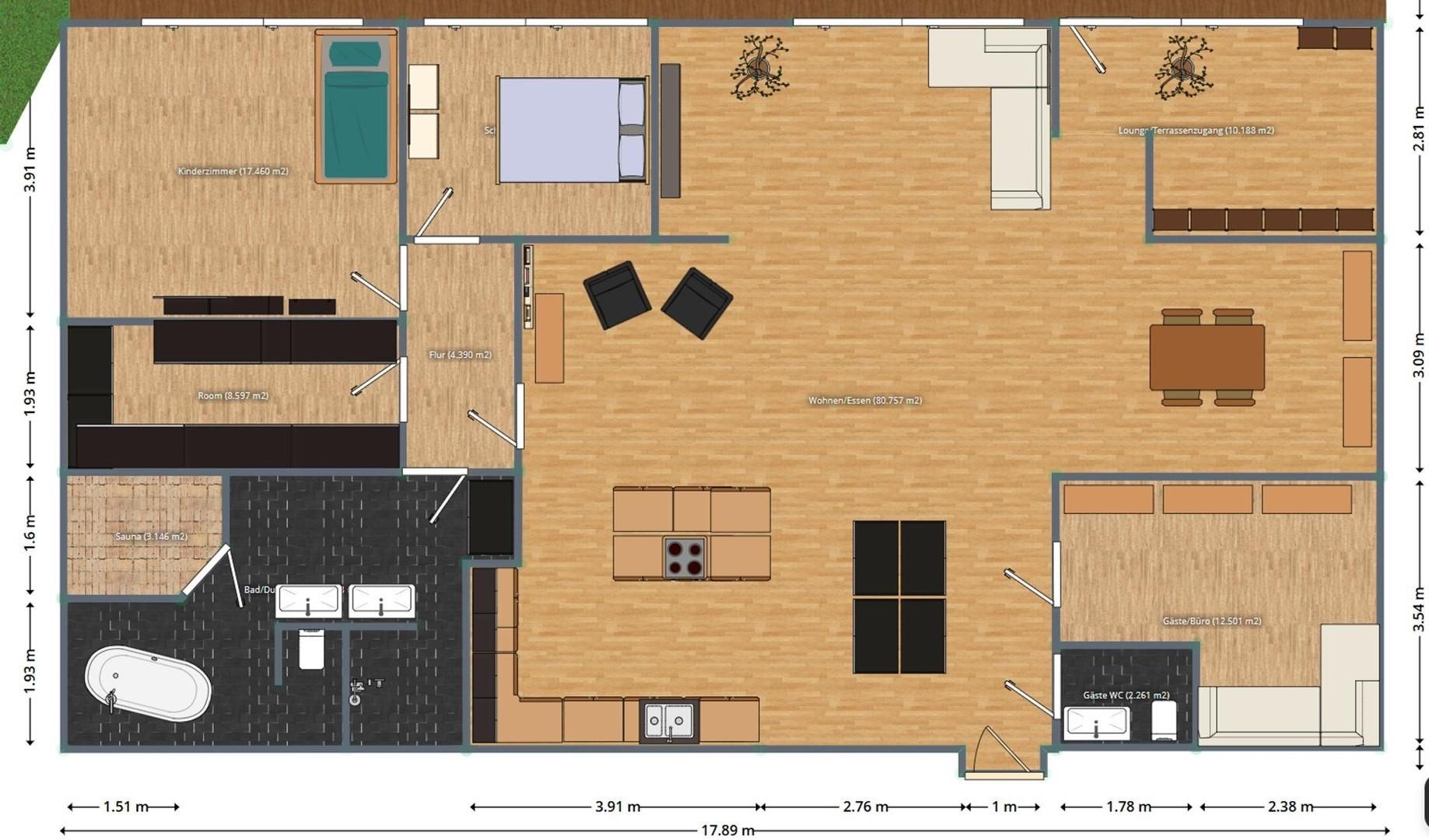 Grundriss (ohne Terrasse)